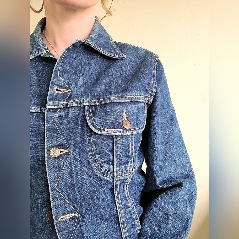 The Inigo Vintage Denim Jacket By US Top M - Picture 3 of 13